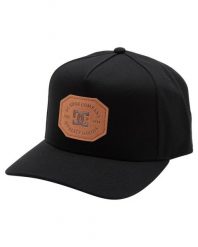 Czapka dla Mężczyzn REYNOTTS Czarny. Czarne czapki i kapelusze męskie DC Shoes, z aplikacjami, z bawełny. Za 129.99 zł.