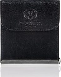 Paolo Peruzzi MAŁY PORTFEL MĘSKI SKÓRZANY BANKNOTÓWKA T-10-BL. Portfele męskie Paolo Peruzzi, bez wzorów. Za 76.05 zł.