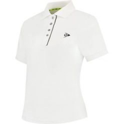 Koszulka sportowa damska Dunlop Club Polo z kołnierzykiem. Białe koszulki sportowe damskie Dunlop, bez wzorów, bez kołnierzyka, bez ramiączek, tenisowe. Za 139.99 zł.