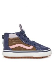 Vans Sneakersy MTE SK8-Hi Zip VN000D0M11E1 Granatowy. Niebieskie buty sportowe chłopięce Vans, bez wzorów, ze skóry, bez zapięcia. Za 279.99 zł.