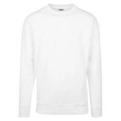 Męska Bluza Z Okrągłym Dekoltem. Białe bluzy męskie Urban Classics, m, bez wzorów, bez kaptura. Za 120.99 zł.