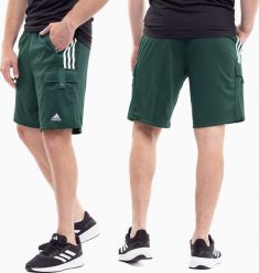 Adidas Spodenki męskie adidas Tiro Cargo zielone IM2913 XL. Zielone krótkie spodenki sportowe męskie Adidas, m, bez wzorów. Za 182.12 zł.