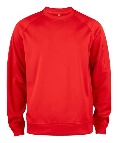 Clique Basic Active Roundneck bluza z okrągłym dekoltem z poliestru. Czerwone bluzy męskie CLIQUE, s, bez wzorów, z poliesteru, bez kaptura. Za 163.55 zł.