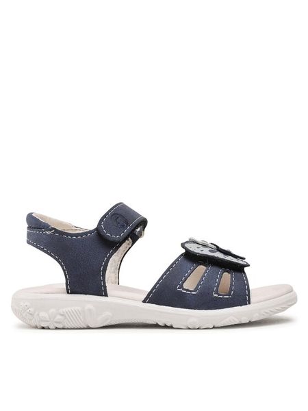 Ricosta Sandały Chloe 50 6401502/170 M Granatowy. Niebieskie sandały dziewczęce Ricosta, ze skóry, bez zapięcia. Za 279.99 zł.