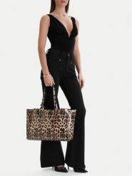 Eva Minge Torebka EO-ARIA-LDA8637 Beżowy. Brązowe torebki do ręki damskie Eva Minge, bez wzorów, z materiału, bez dodatków. Za 279.99 zł.