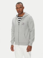 Tommy Hilfiger Bluza MW0MW39250 Szary Regular Fit. Szare bluzy męskie Tommy Hilfiger, m, bez wzorów, z bawełny, bez kaptura. Za 339.99 zł.