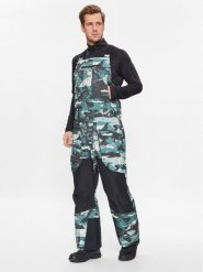 Columbia Spodnie outdoor Highland Summit™ Bib Zielony Regular Fit. Zielone spodnie sportowe męskie Columbia, m, bez wzorów, z syntetyku, outdoorowe. Za 939.99 zł.