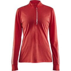 Craft Koszulka damska Mind Ls Reflective Zip Tee Czerwona r. S (1905499-452000). Bluzki damskie marki Craft. Za 154.94 zł.