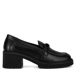 Loafersy Lasocki. Czarne mokasyny damskie Lasocki. Za 249.99 zł.