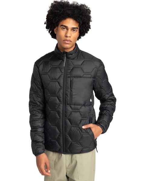 Kurtka ocieplająca dla Mężczyzn FUSE Czarny. Białe kurtki męskie Quiksilver, na zimę, m, bez wzorów, z nylonu, bez kaptura. Za 849.00 zł.