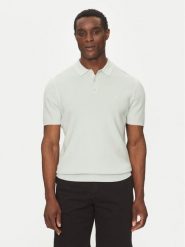 Calvin Klein Polo Micro Waffle Polo S/S K10K114465 Écru Regular Fit. Koszulki polo męskie Calvin Klein, m, bez wzorów, z bawełny, bez ramiączek. Za 249.99 zł.