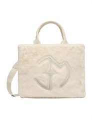 Eva Minge Torebka EO-ASI-LA482-3917 Écru. Torebki do ręki damskie Eva Minge, bez wzorów, z materiału, bez dodatków. Za 139.99 zł.