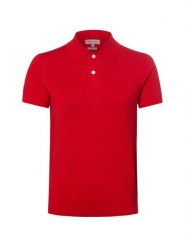 Marie Lund koszulka polo z dzianiny Kobiety Bawełna (100%) czerwony, L. Czerwone koszulki sportowe damskie Marie Lund, l, bez wzorów, z bawełny, bez kołnierzyka, bez ramiączek. Za 129.95 zł.