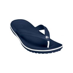 Japonki unisex Crocs Crocband Flip. Niebieskie klapki męskie Crocs, z materiału, sportowe. Za 165.00 zł.