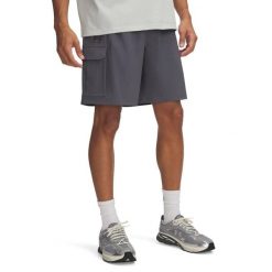 Szorty Under Armour Vibe Woven. Czarne krótkie spodenki sportowe męskie Under Armour, s, bez wzorów, z materiału. Za 404.99 zł.