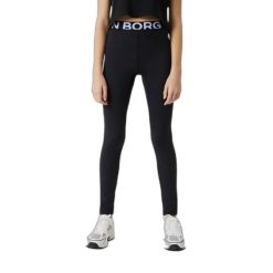 Legginsy dziewczęce Björn Borg. Czarne legginsy dla dziewczynek Björn Borg, bez wzorów, z elastanu. Za 194.00 zł.