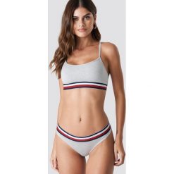Tommy Hilfiger Stringi Cotton - Grey. Szare stringi damskie Tommy Hilfiger, z bawełny. Za 80.95 zł.