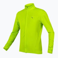 Bluza rowerowa męska Endura Xtract Roubaix hi-viz. Zielone bluzy męskie ENDURA, m, bez wzorów, bez kaptura, rowerowe. Za 269.99 zł.