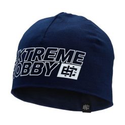 Czapka zimowa męska beanie EXTREME HOBBY BLOCK 2025. Niebieskie czapki i kapelusze męskie EXTREME HOBBY, na zimę, bez wzorów, z bawełny. Za 69.00 zł.