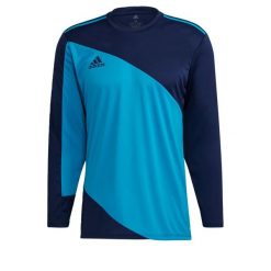 Koszulka bramkarska adidas Squadra 21 męska. Niebieskie koszulki sportowe męskie Adidas, m, bez wzorów, bez kołnierzyka, bez ramiączek, do piłki nożnej. Za 142.55 zł.
