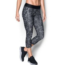 Legginsy damskie Under Armour HeatGear Capri Printed 7/8. Czarne legginsy damskie Under Armour, l, bez wzorów. Za 219.00 zł.