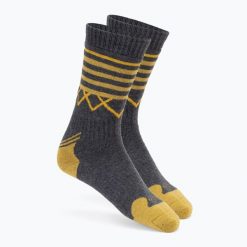 Skarpety KADVA Coryo. Szare skarpety damskie KADVA, bez wzorów. W wyprzedaży za 37.99 zł.