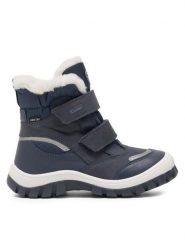 Lasocki Kids Śniegowce STAR CI12-1797-24A(III)CH Granatowy. Niebieskie buty zimowe chłopięce Lasocki Kids, bez wzorów, ze skóry, bez zapięcia. Za 189.99 zł.