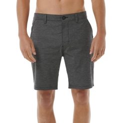 Spodenki męskie Rip Curl Boardwalk Phase Nineteen. Czarne krótkie spodenki sportowe męskie Rip Curl, m, bez wzorów, na fitness i siłownię. Za 289.99 zł.