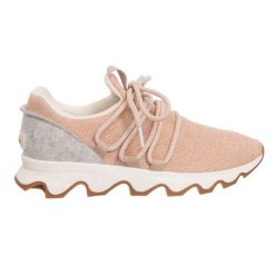 Trampki Sorel Kinetic Lace Tan Natural. Szare trampki i tenisówki damskie Sorel, bez wzorów, z gumy, sportowe, bez zapięcia. Za 458.99 zł.