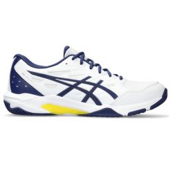 Buty do badmintona i innych sportów halowych męskie ASICS Gel Rocket 11. Buty sportowe męskie Asics, z meshu, bez zapięcia, na fitness i siłownię. W wyprzedaży za 229.99 zł.
