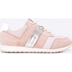 Geox - Buty. Szare obuwie sportowe damskie Geox, z materiału. W wyprzedaży za 269.90 zł.