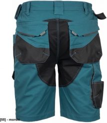 CERVA DAYBORO szorty - męskie spodnie robocze, odblaskowe elementy, 100 % TRIFIBETEX - morski 52. Zielone krótkie spodenki sportowe męskie CERVA, m, bez wzorów. Za 111.61 zł.