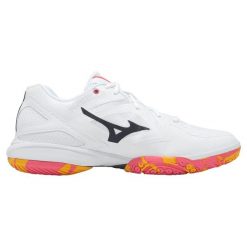 Buty do badmintona Mizuno Wave Claw 3. Białe buty sportowe męskie Mizuno, z gumy, bez zapięcia, tenisowe, mizuno wave. Za 499.99 zł.