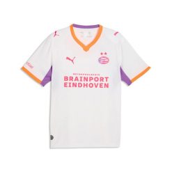 Koszulka Wyjazdowa PSV Eindhoven 2026/27. Białe koszulki sportowe męskie Puma, m, bez wzorów, z dresówki, bez kołnierzyka, bez ramiączek, do piłki nożnej. Za 432.50 zł.