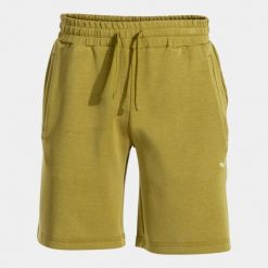 Szorty bermudzkie Joma Breath. Zielone krótkie spodenki sportowe męskie Joma, l, bez wzorów, z materiału, na fitness i siłownię. Za 113.00 zł.