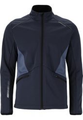 Kurtka softshell Endurance Leander XCS. Niebieskie kurtki sportowe męskie Endurance, m, bez wzorów, z materiału, rowerowe. Za 268.00 zł.