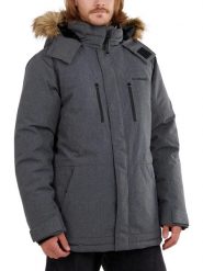 Płaszcz zimowy męski Fundango Spirit. Zielone płaszcze męskie Fundango, na zimę, m, bez wzorów, z poliesteru, eleganckie, bez kaptura. Za 399.00 zł.