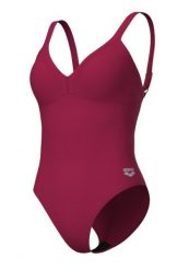 Strój kąpielowy damski jednoczęściowy plażowy na basen Arena Bodylift Lara. Czerwone kostiumy jednoczęściowe damskie Arena, l, bez wzorów, z lycry, eleganckie, do biegania. Za 251.98 zł.