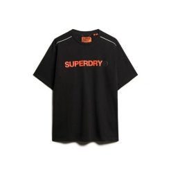 T-shirt casual z logo Superdry Tech. Czarne t-shirty męskie Superdry., m, bez wzorów, z bawełny, casualowe, bez kołnierzyka. Za 143.30 zł.