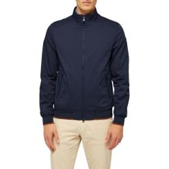 Kurtka GEOX M EOLO BOMBER Niebieski. Niebieskie kurtki męskie Geox, m, bez wzorów, z tkaniny, casualowe, bez kaptura. Za 479.99 zł.