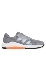 Adidas Buty na siłownię Dropset Base JQ1449 Szary. Szare buty sportowe męskie Adidas, z materiału, bez zapięcia, na fitness i siłownię. Za 278.99 zł.