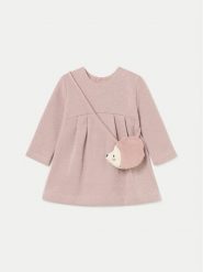 Mayoral Sukienka codzienna 2915 Różowy Regular Fit. Czerwone sukienki dla dziewczynek Mayoral, bez wzorów, z bawełny, bez ramiączek. Za 139.99 zł.