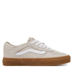 Tenisówki Vans. Brązowe trampki męskie Vans, bez wzorów, bez zapięcia. Za 219.99 zł.