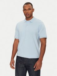 Jack & Jones Polo Jaxon 12268227 Błękitny Regular Fit. Niebieskie koszulki polo męskie Jack & Jones, m, bez wzorów, z bawełny, bez ramiączek. Za 79.99 zł.