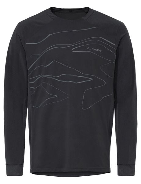 Koszula Radshirt M Moab LS PRO. Czarne koszule męskie Vaude, l, bez wzorów, z materiału, eleganckie, bez kołnierzyka, bez ramiączek. Za 389.00 zł.