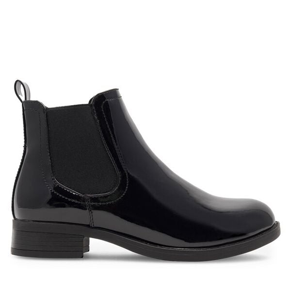 Botki Clara Barson. Czarne botki damskie Clara Barson, bez obcasa, na płaskiej podeszwie, bez zapięcia. Za 119.99 zł.