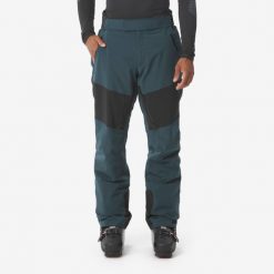 Spodnie narciarskie męskie Quechua SKP 900. Czarne spodnie snowboardowe męskie QUECHUA, l, bez wzorów, z materiału, narciarskie. Za 579.99 zł.
