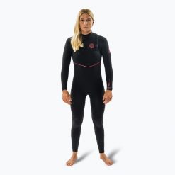 Pianka do pływania damska Rip Curl Flashbomb Fusion 3/2 mm Zip Free black. Czarne obuwie sportowe damskie Rip Curl, bez wzorów, rowerowe. Za 1,539.00 zł.
