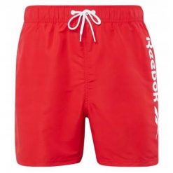 Spodnie do wody męskie Reebok Yestin. Czerwone spodnie sportowe męskie Reebok, m, bez wzorów, z materiału. Za 83.30 zł.