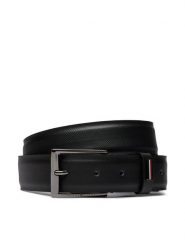 Tommy Hilfiger Pasek Męski Business Texture 3.5 Adj AM0AM12069 Czarny. Czarne paski damskie Tommy Hilfiger, bez wzorów, ze skóry. Za 179.99 zł.